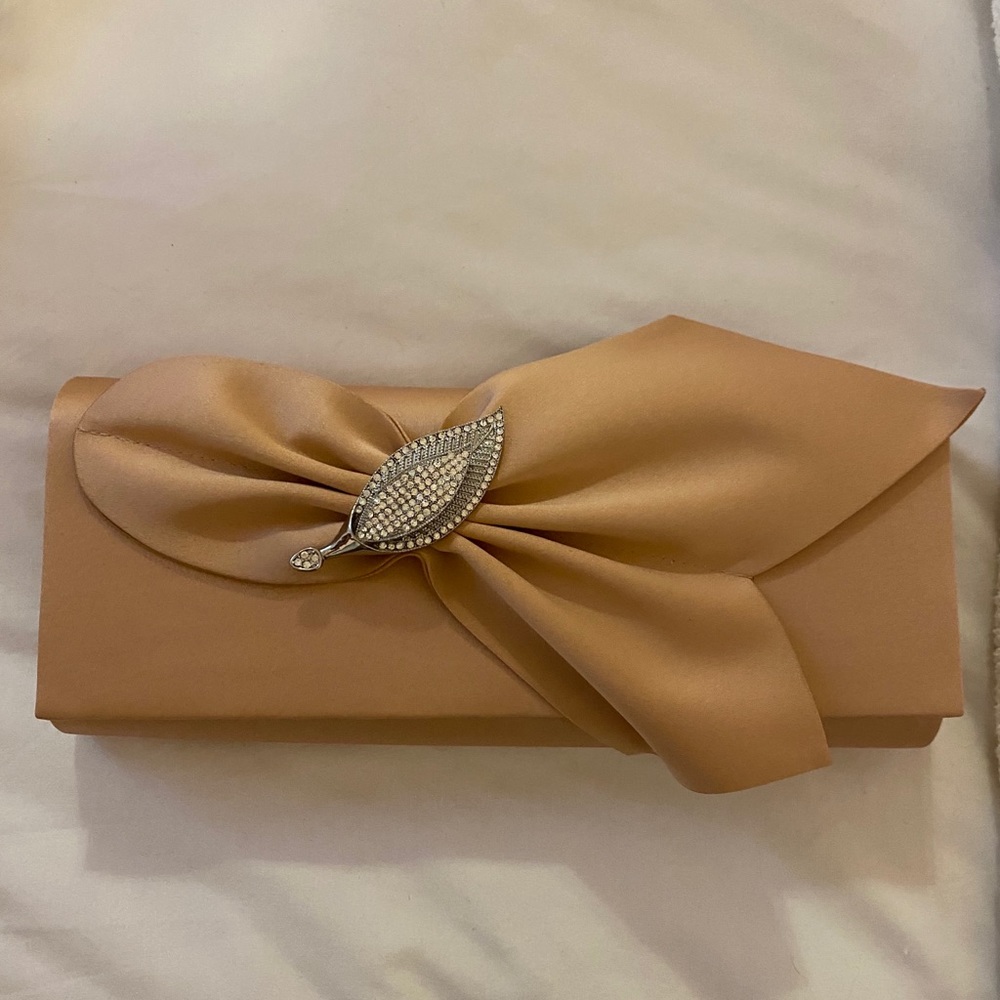Nina clutch evening bag mauve